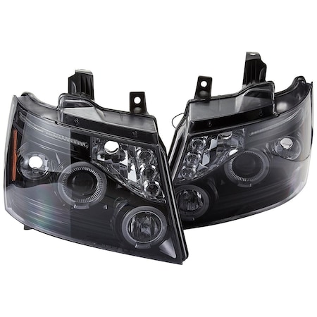 Overtime 2007-2013 Chevy Avalanche Projector Headlight - Smoke OV1187817